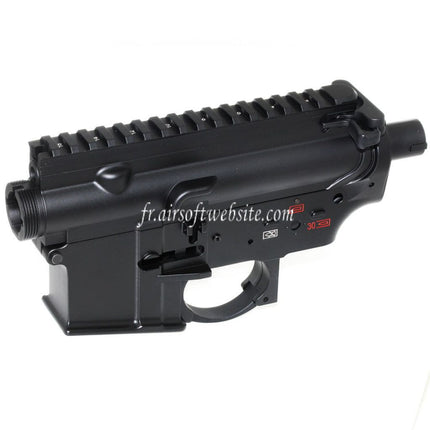 E&C 416 A5 Upper Lower Metal Receiver Suitable for E&C Tokyo Marui 416 A5 M4 M16 Series AEG Airsoft Rifle Black