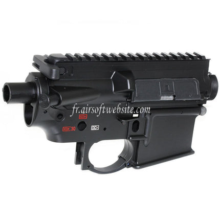 E&C 416 A5 Upper Lower Metal Receiver Suitable for E&C Tokyo Marui 416 A5 M4 M16 Series AEG Airsoft Rifle Black
