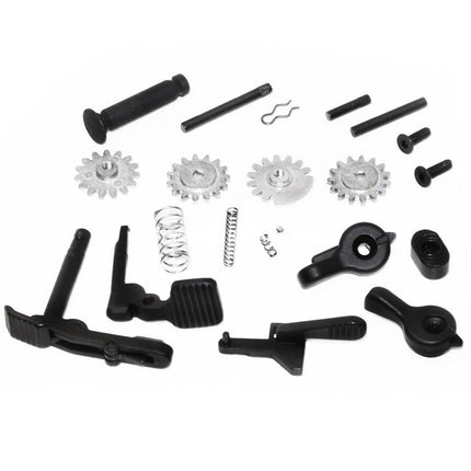 E&C 416 A5 Upper Lower Metal Receiver Suitable for E&C Tokyo Marui 416 A5 M4 M16 Series AEG Airsoft Rifle Black