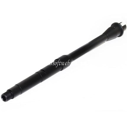 5KU 12.25/12.5 Pouces Aluminium Canon Extérieur -14mm CCW sens antihoraire Convient pour Tokyo Marui M4 MWS GBB Fusil Airsoft Noir