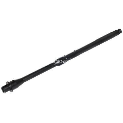5KU 16/16.25 Zoll Aluminium Karabinerlänge Außenlauf -14mm CCW Linksgewinde Passend für Tokyo Marui M4 MWS GBB Airsoft-Gewehr Schwarz