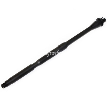 5KU 16 Pouces Aluminium Léger Carabine Length Canon Extérieur -14mm CCW sens antihoraire Convient pour Tokyo Marui M4 MWS GBB Fusil Airsoft Noir