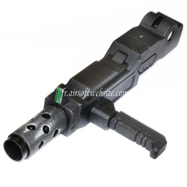 Show Guns Tactical SG RX-79 Gundam Ground Type MG100 Machine Gun Kit avec Fire Pig Light Tracer Convient pour Action Army AAP-01 Série GBB Pistolet Airsoft