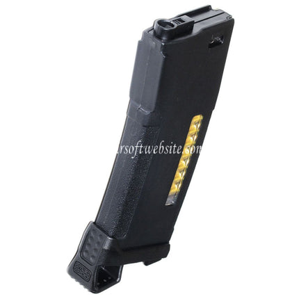 PTS 150 Rounds Mid-Cap Enhanced Polymer Magazine with MAGPOD Base Plate Suitable for M4 M16 Series AEG Airsoft Rifle Black