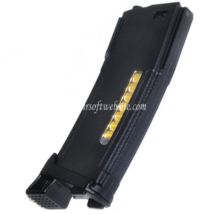 PTS 150 Rounds Mid-Cap Enhanced Polymer Magazine with MAGPOD Base Plate Suitable for M4 M16 Series AEG Airsoft Rifle Black
