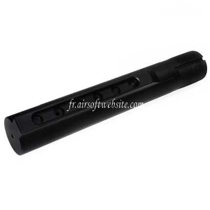 Guns Modify GM CNC Aluminium 6-Positionen Hinterschaft Pufferrohr für Tokyo Marui M4 MWS GBB Airsoft Gewehr Serie Schwarz