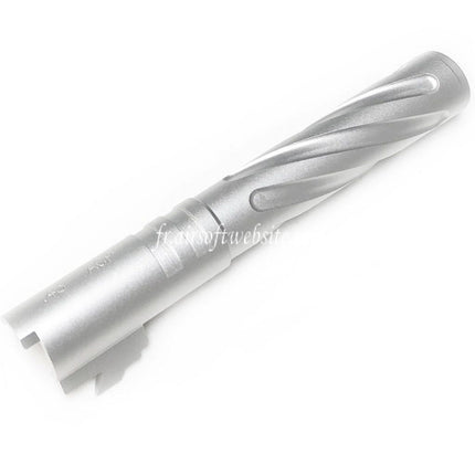 5KU 5 Zoll 123/127mm CNC Aluminium Tornado Style Spiralförmiger Außenlauf +11mm CW Passend für Armorer Works AW WE-TECH Tokyo Marui Hi-Capa 5.1 GBB Airsoft Pistole