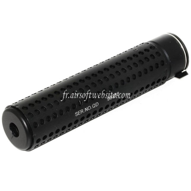 5KU 172mm KAC Style QD Canon Extension Silencieux avec Frein de Bouche Convient pour -14mm CCW sens antihoraire Canon Fusil Airsoft Noir