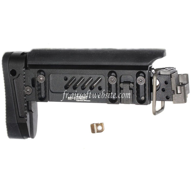 5KU PT-1 AK Side Pliable Crosse Convient pour E&L AK Série Fusil Airsoft Noir