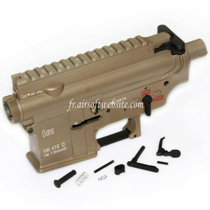 E&C 416 Haut Bas Métal Boîtier B Convient pour E&C Tokyo Marui M4 M16 Série AEG Fusil Airsoft