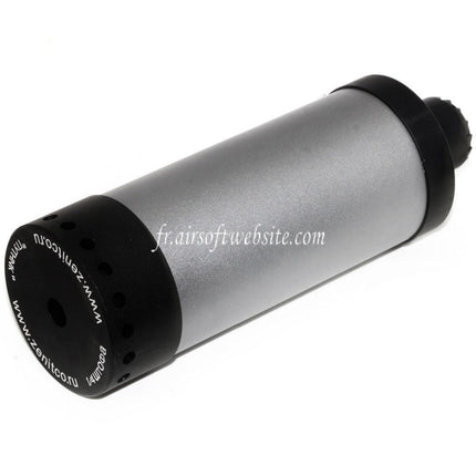 5KU 175mm DTK PUTNIK Mock Silencieux avec +24mm CW sens horaire / -14mm CCW sens antihoraire Adaptateur Noir/Gris