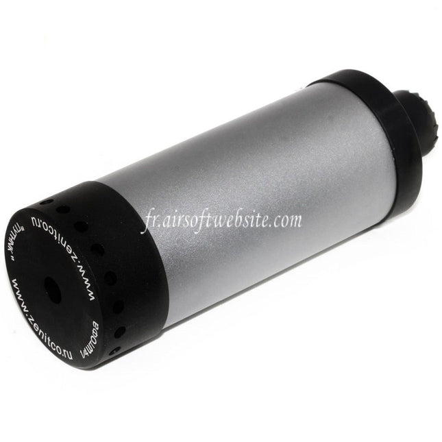 5KU 175mm DTK PUTNIK Mock Silencieux avec +24mm CW sens horaire / -14mm CCW sens antihoraire Adaptateur Noir/Gris