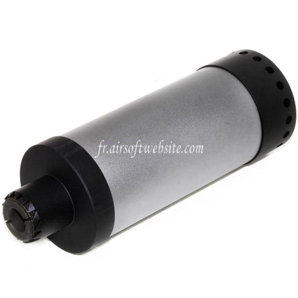 5KU 175mm DTK PUTNIK Mock Silencieux avec +24mm CW sens horaire / -14mm CCW sens antihoraire Adaptateur Noir/Gris