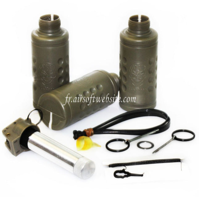 APS HAKKOTSU 3pièces Thunder Shocker Co2 Grenade Sonore Cartouche avec Core