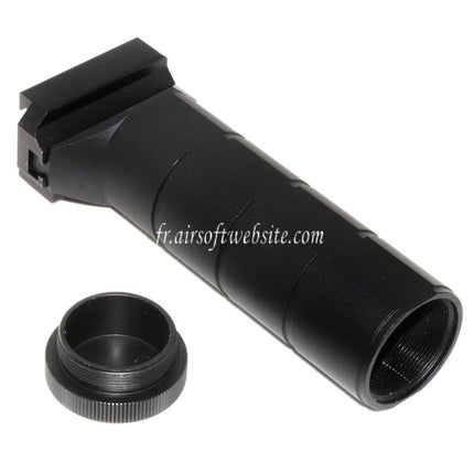 5KU CNC Aluminum PK-2 Foregrip Suitable for 20mm Picatinny Rail AK Series Airsoft Black