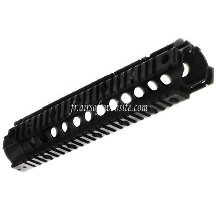 CYMA 273mm SR16 URX RAS Garde-Main 4-Côtés Rail System Convient pour CYMA Tokyo Marui M4 M16 Série AEG Fusil Airsoft Noir