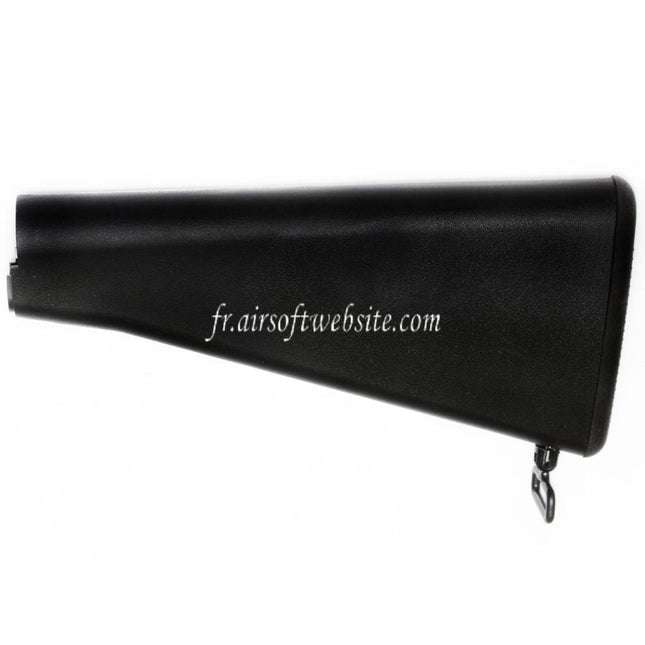 CYMA Grand stockage Fixed Crosse Convient pour M4 M16 Série AEG Fusil Airsoft Noir