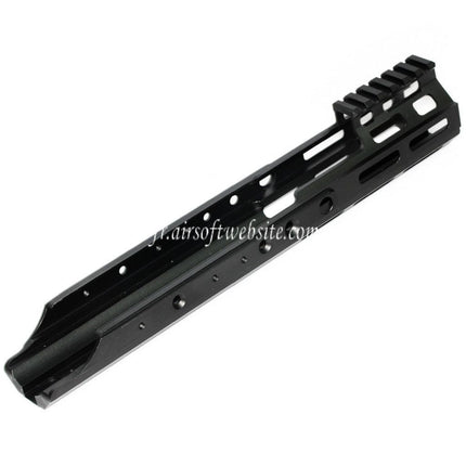 Airsoft Website CNC Aluminum 300mm KC Style MREX M-LOK Rail de Garde-Main Convient pour Double Bell BY-805 VFC WE-Tech Tokyo Marui SCAR Série AEG GBB Fusil