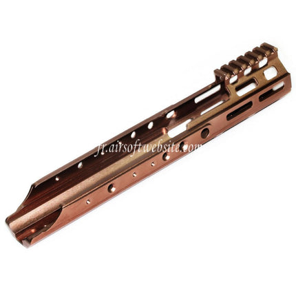 Airsoft Website CNC Aluminum 300mm KC Style MREX M-LOK Rail de Garde-Main Convient pour Double Bell BY-805 VFC WE-Tech Tokyo Marui SCAR Série AEG GBB Fusil