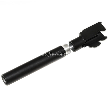 DOUBLE BELL 133mm/136mm Canon Extérieur -12mm CCW sens antihoraire Convient pour DOUBLE BELL ARMY ARMAMENT Tokyo Marui G34 Série GBB Pistolet Airsoft