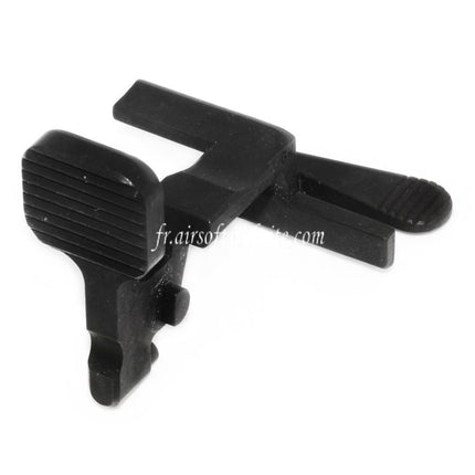 Guns Modify EVO Steel A5 Ambidextrous Bolt Stop for GM Tokyo Marui M4 Series MWS GBB Series AEG Airsoft Rifle Black