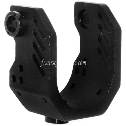 Airsoft Website Crosse Sangle Adaptateur Plaque C Convient pour CYMA CM060 Tokyo Marui P90 AEG Fusil Noir