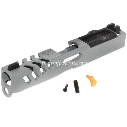 APS EMG F1 Firearms 170mm Métal Glissière avec Guidon Hausse Convient pour APS EMG F1 Firearms BSF Série Pistolet Airsoft