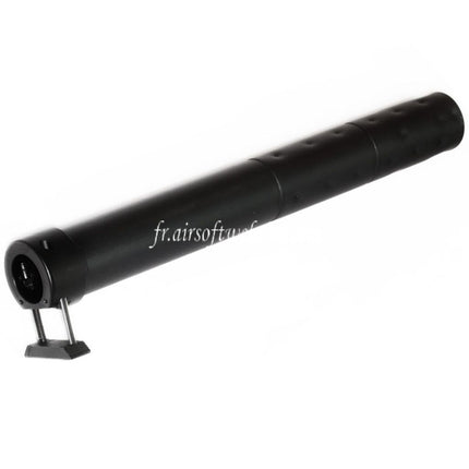 Airsoft Website 295mm QD Silencieux Convient pour Golden Eagle CYMA SR25 AEG GBB Fusil Airsoft Noir