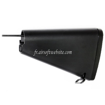 Airsoft Website 188mm Court Style Fixed Crosse Convient pour M4 M16 M16A1 M16A2 Série AEG Fusil Noir