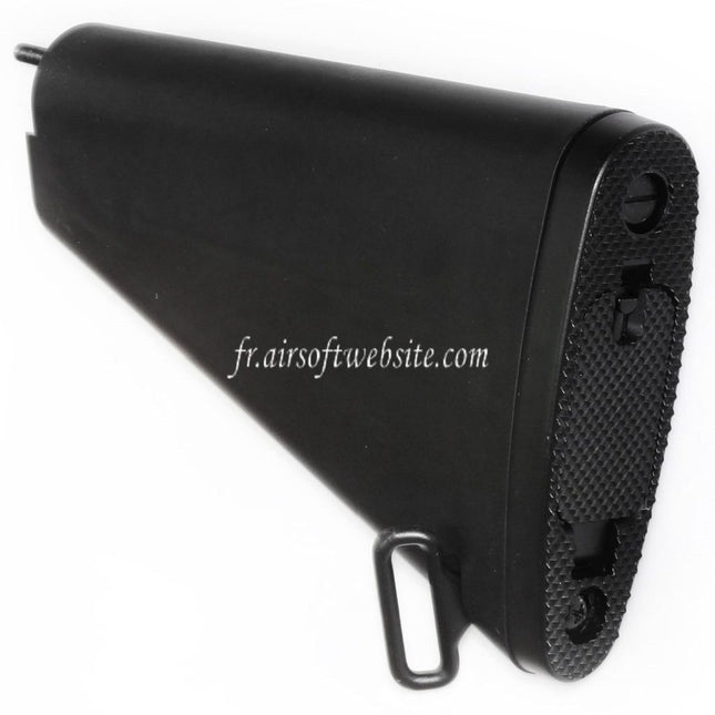 Airsoft Website 188mm Court Style Fixed Crosse Convient pour M4 M16 M16A1 M16A2 Série AEG Fusil Noir
