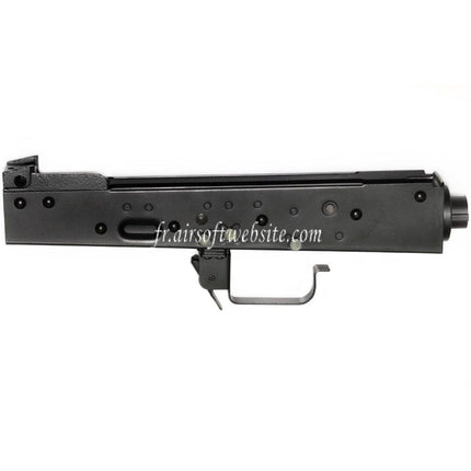 Golden Eagle Metall AKM Gehäuse mit M4 Schaftrohr Adapter Passend für JG Golden Eagle 6831 AK Serie AEG Airsoft Gewehr Schwarz