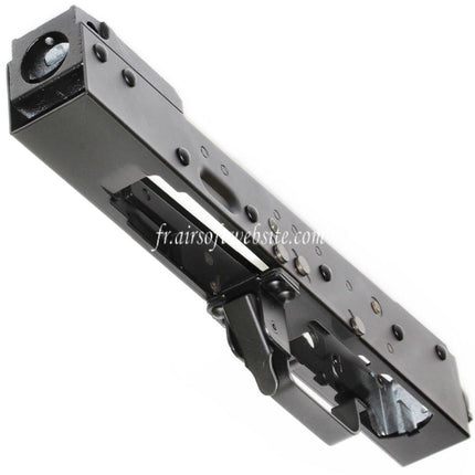 Golden Eagle Metall AKM Gehäuse mit M4 Schaftrohr Adapter Passend für JG Golden Eagle 6831 AK Serie AEG Airsoft Gewehr Schwarz