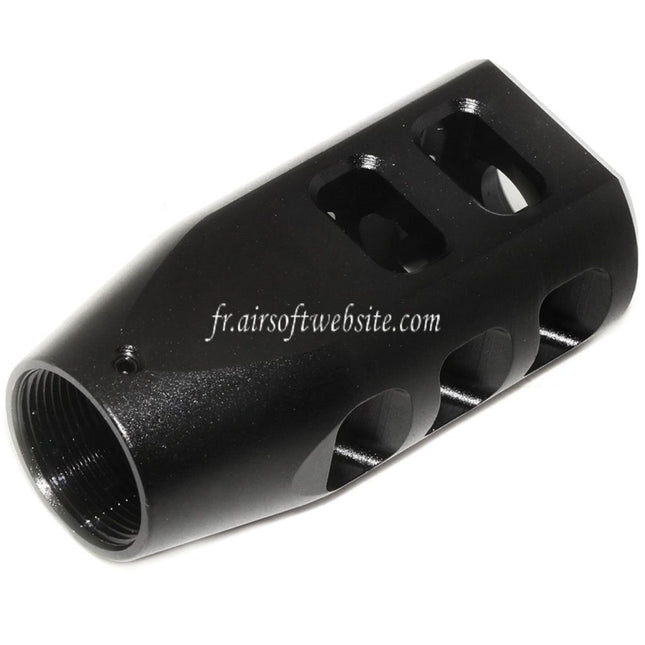 Golden Eagle 65mm Métal Frein de Bouche 3202 Convient pour JG Golden Eagle 3201 3202 3203 M200 Série Nemesis Vanquish LMR Bolt Action Fusil Airsoft