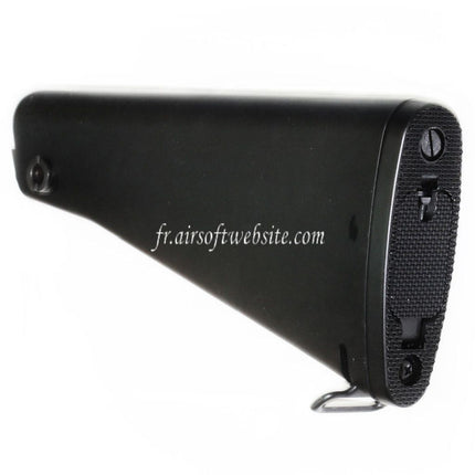 Golden Eagle Fixed Crosse Convient pour JG6601 M16A3 M4 M16 Série AEG Fusil Airsoft Noir