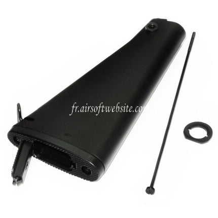 Golden Eagle Fixed Crosse Convient pour JG6601 M16A3 M4 M16 Série AEG Fusil Airsoft Noir