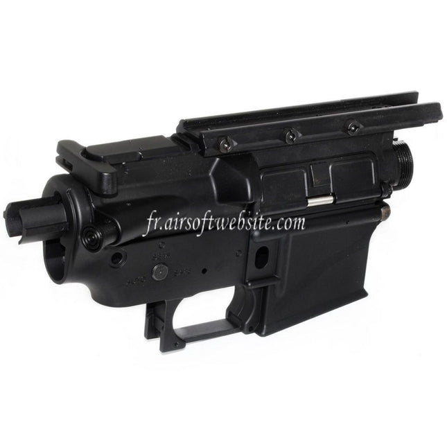 Golden Eagle Haut Bas Métal Boîtier Convient pour JG Golden Eagle Tokyo Marui M4 S-System AEG Fusil Airsoft Noir