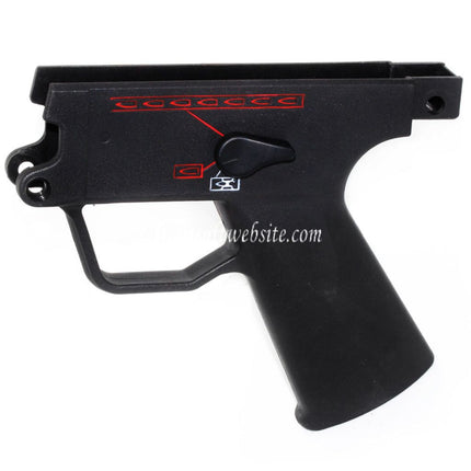 Golden Eagle Original Plastic Lower Receiver Fits JG Golden Eagle 6851 MP5 Series AEG Airsoft Rifle Black