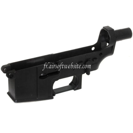 Golden Eagle Original Plastic Lower Receiver Fits JG Golden Eagle 6661 CAR-15 Series AEG Airsoft Rifle Black