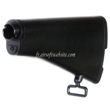 Golden Eagle CAR-15 Rétractable Crosse Convient pour JG6661 Tokyo Marui M4 Série AEG Fusil Airsoft Noir