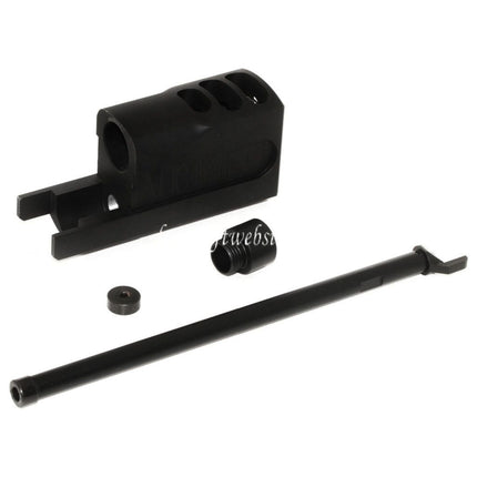 DOUBLE BELL Extended Rallongé Kit Compensateur Convient pour DOUBLE BELL KSC WE (WE-TECH) M9 Série GBB Pistolet Airsoft Noir
