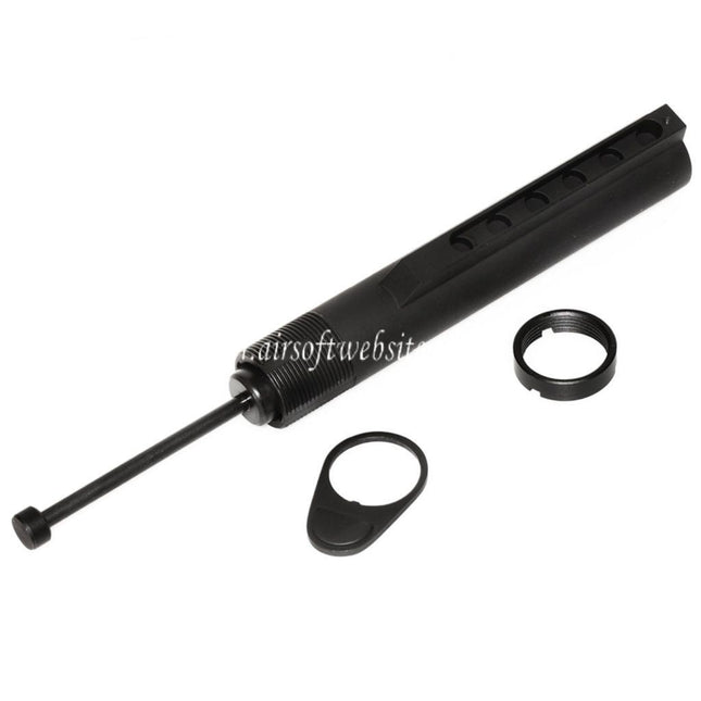 APS AR Crosse Buffer Tube Convient pour avec Recul Set Convient pour APS X1 Xtreme GBox Série GBB Ultimate Pistolet Airsoft Noir
