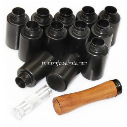APS HAKKOTSU 12pièces Thunder B Stick Style Co2 Grenade Sonore Cartouche avec Core