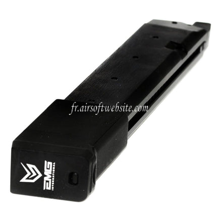 APS EMG 34 BBs Top Gas Magazin mit dicker Basis, passend für G17 G18C G-Serie GBB Airsoft-Pistole, schwarz