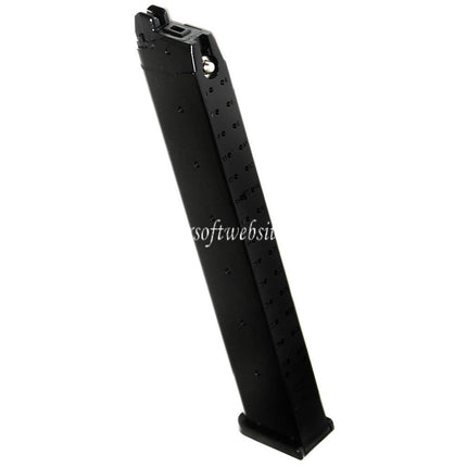 ARMY ARMAMENT 50 Billes Long Gaz Chargeur Convient pour G17 G18C G34 G35 G-Série GBB Pistolet Airsoft Noir