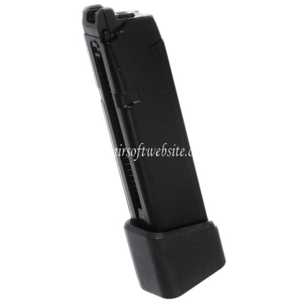 ARMY ARMAMENT 24 Billes Gaz Chargeur Thick Base Convient pour G17 G18C G34 G35 G-Série GBB Pistolet Airsoft Noir