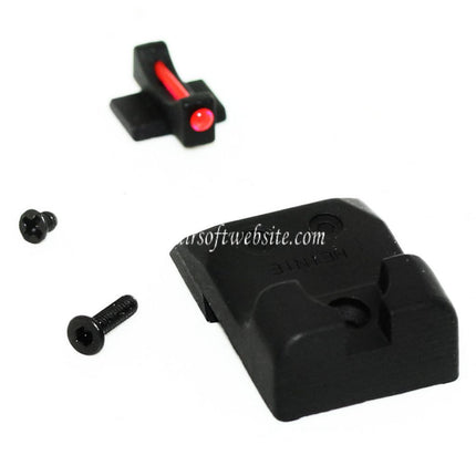 Airsoft Website Fiber Optic Front and Rear Sight Set for ARMY ARMAMENT R501 Tokyo Marui Hi-Capa Series GBB Airsoft Pistol