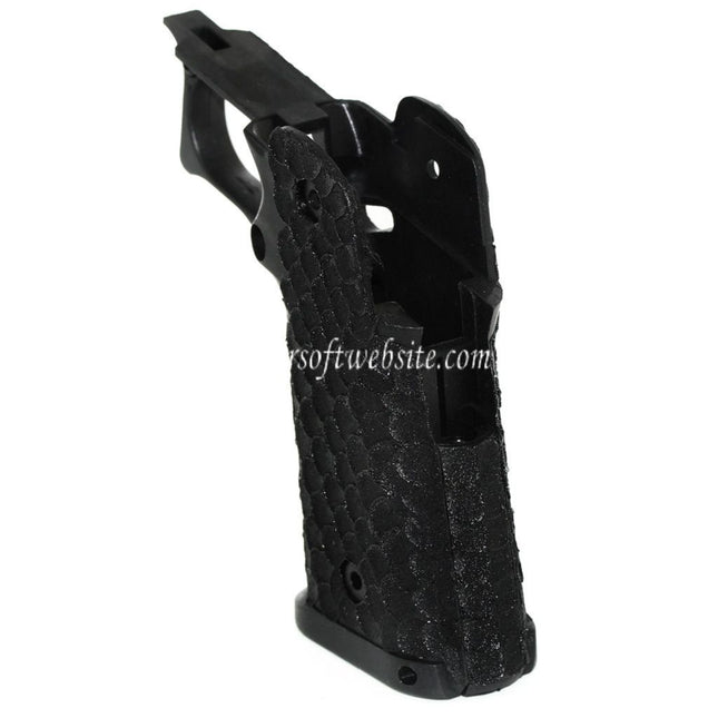 ARMY ARMAMENT Poisson Écaille Pointillé Pistolet Poignée Le Châssis Convient pour R601 TTI Combat Master EMG AW WE Tokyo Marui Hi-Capa Série GBB Pistolet Airsoft Noir