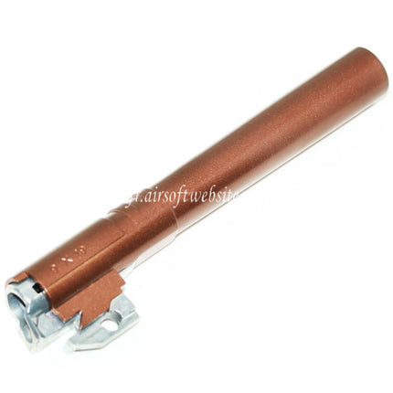 Airsoft Website 133mm/136mm Inner Barrel Outer Hop Up Set -12mm CCW Counterclockwise Suitable for ARMY ARMAMENT R601 TTI Combat Master Tokyo Marui Hi-Capa Series GBB Pistol Bronze