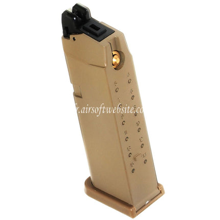 E&C 20 Billes Gaz Chargeur Convient pour G19 G23 G26 Série GBB Pistolet Airsoft