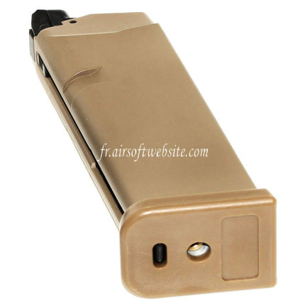 E&C 20 Billes Gaz Chargeur Convient pour G19 G23 G26 Série GBB Pistolet Airsoft